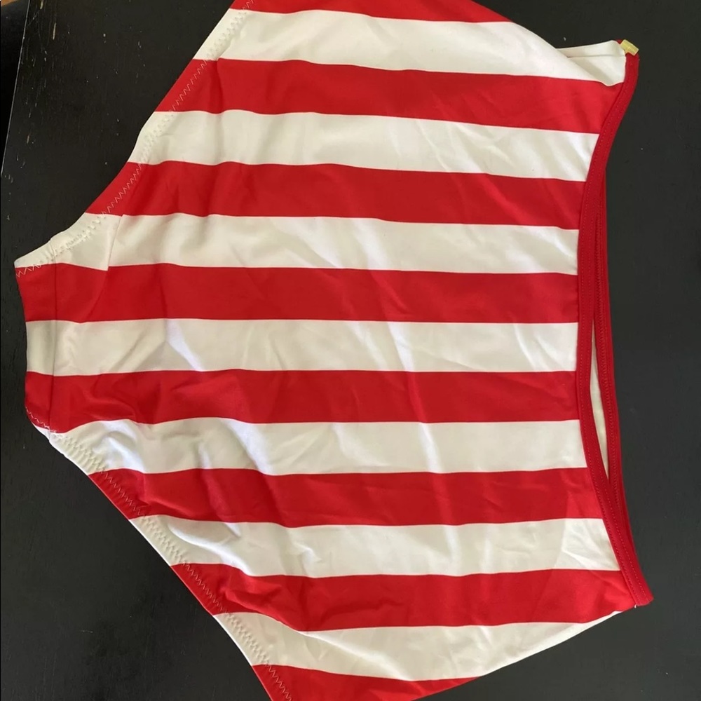 Solid & Stripped Bikini Bottom S - image 3
